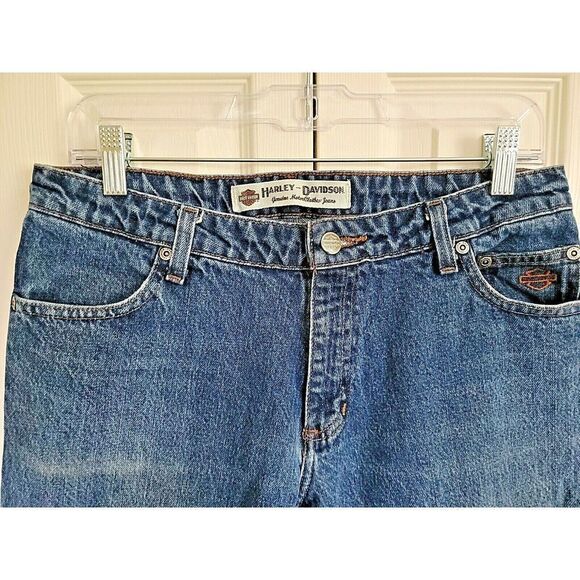 Harley Davidson 6R Motorcycle Women's Classic‎ Blue Jeans Size 6R Boot Cut - Picture 3 of 7